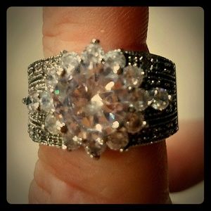 Cubic Zirconium Wedding Band